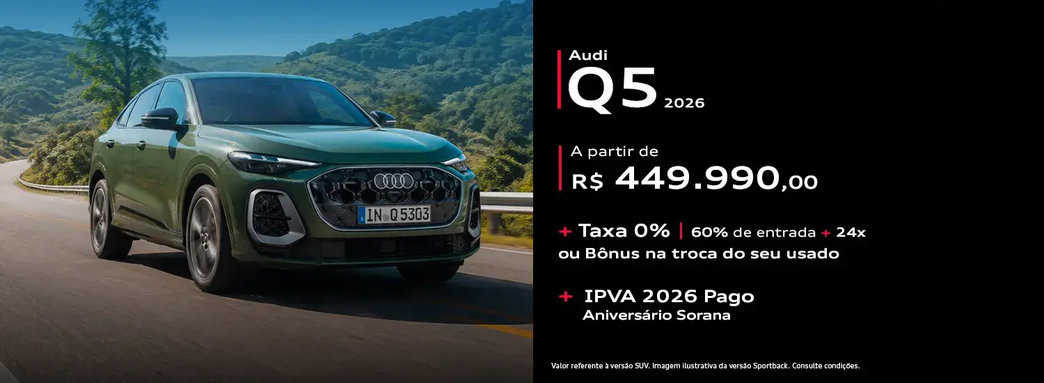 Audi Center Pinheiros - Audi Q5 Dynamic 2026