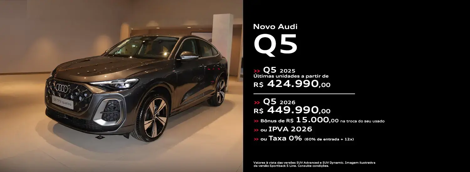 Audi Center Pinheiros - Novo Audi Q5 2026