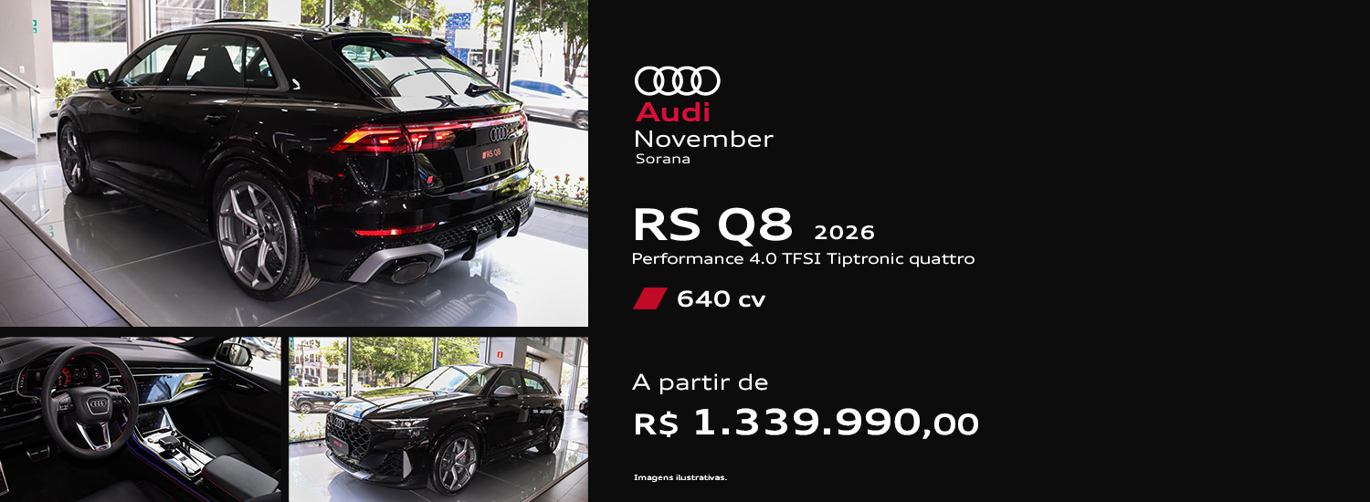 Audi Center Pinheiros - Novo Audi RSQ8 2026
