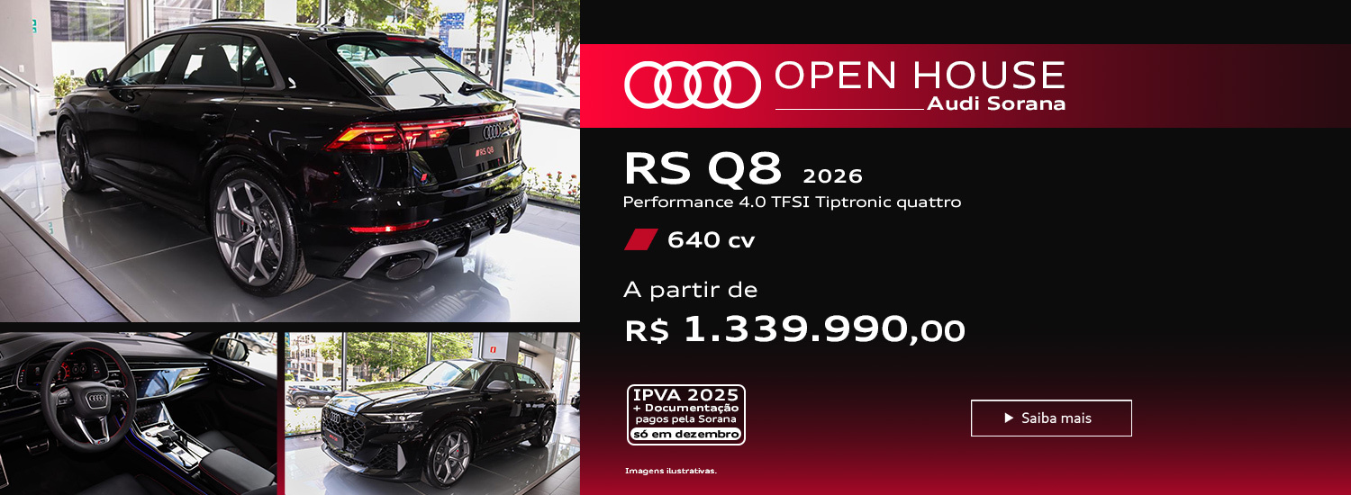 Audi Center Pinheiros - Novo Audi RSQ8 2026