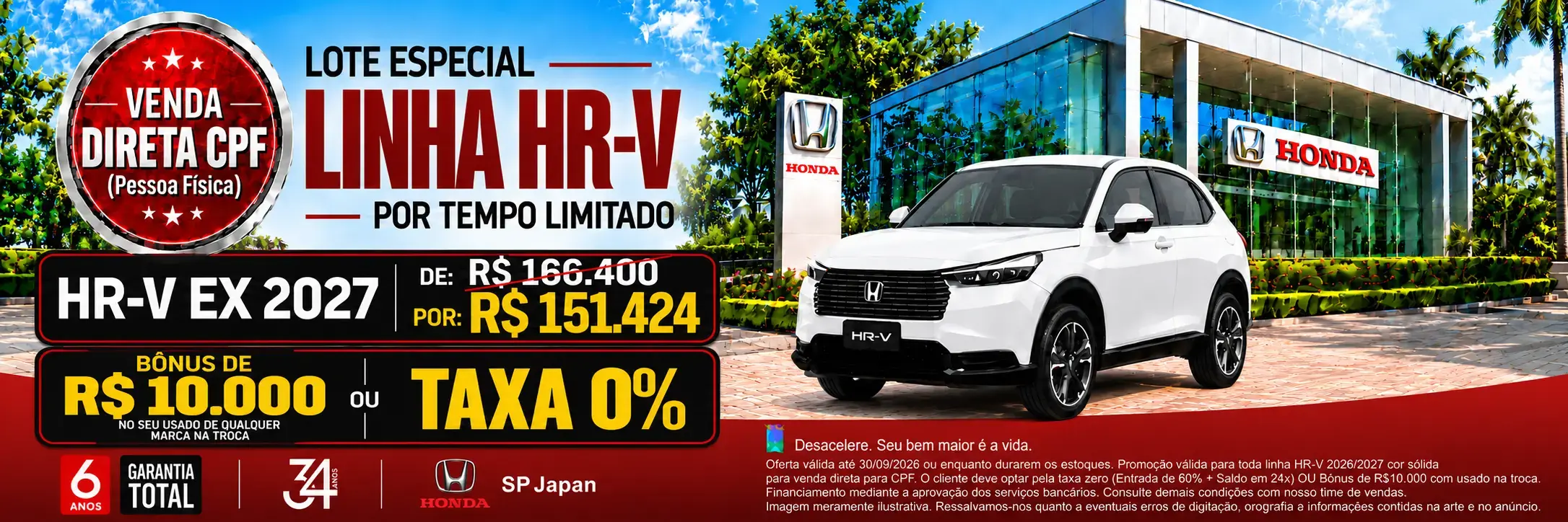 OFERTA CPF HR-V SETEMBRO