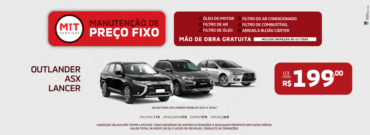 Manutenção Preço fixo Férias - 599