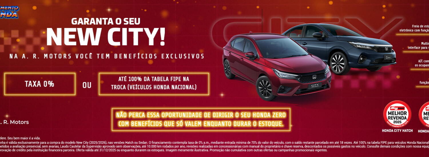 New City 2025 Condições Especiais