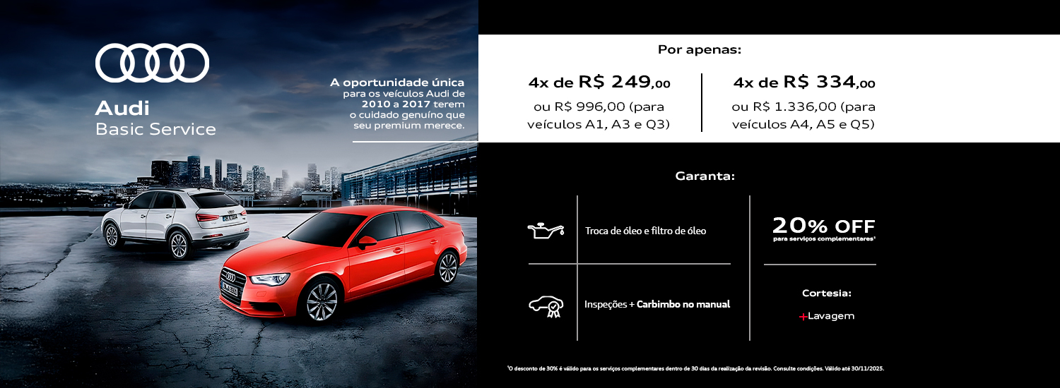 Audi Center Pinheiros - Audi Basic Service