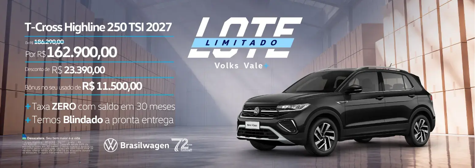 T-CROSS OFERTA AGOSTO