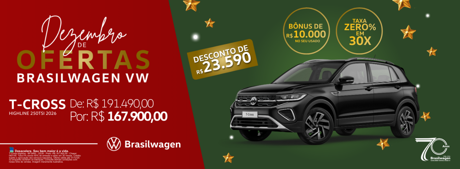 T-CROSS OFERTA DEZEMBRO