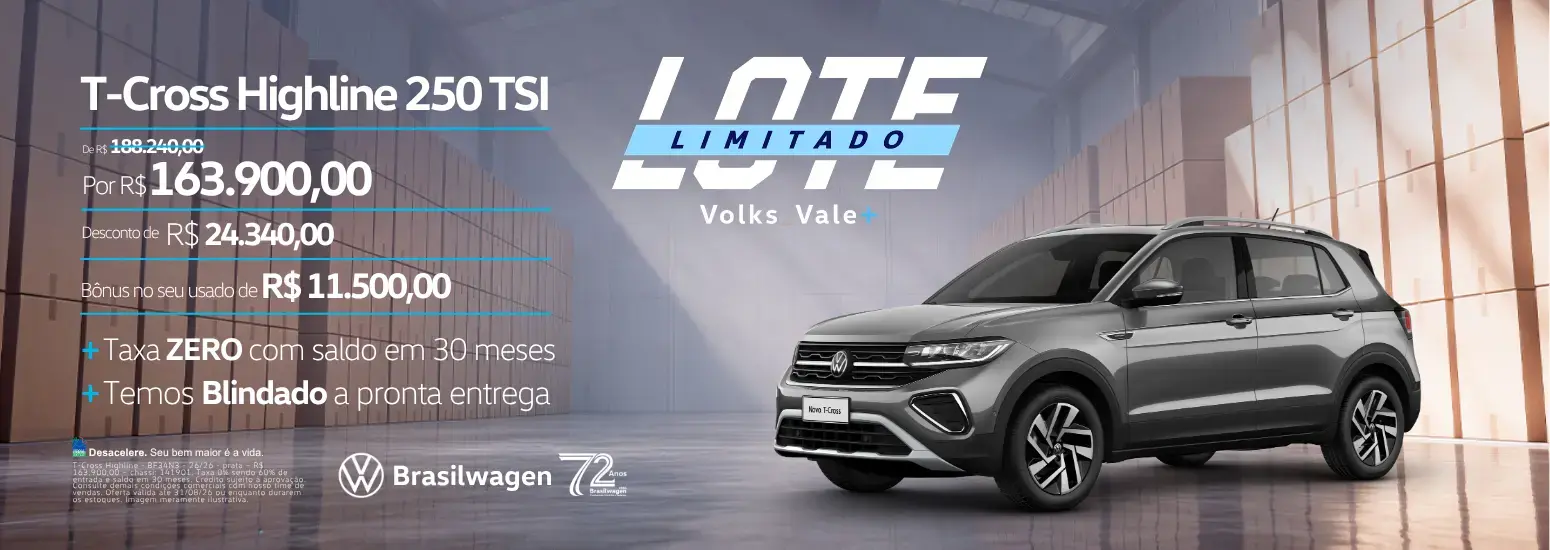T-CROSS OFERTA AGOSTO