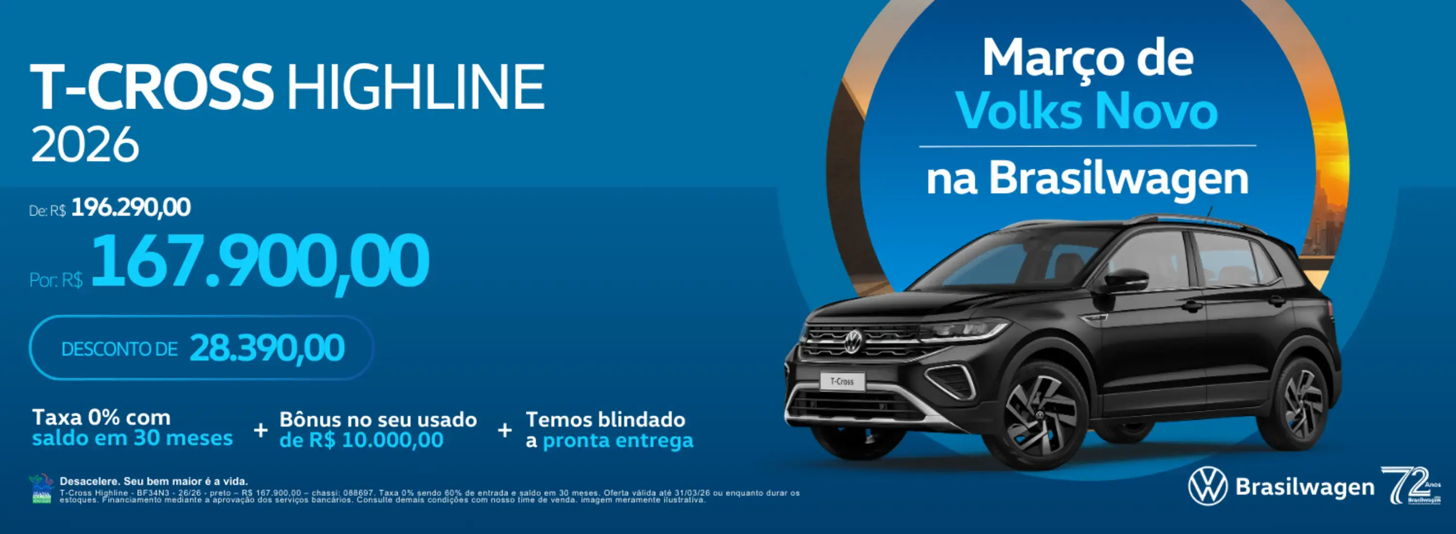 T-CROSS OFERTA MARÇO