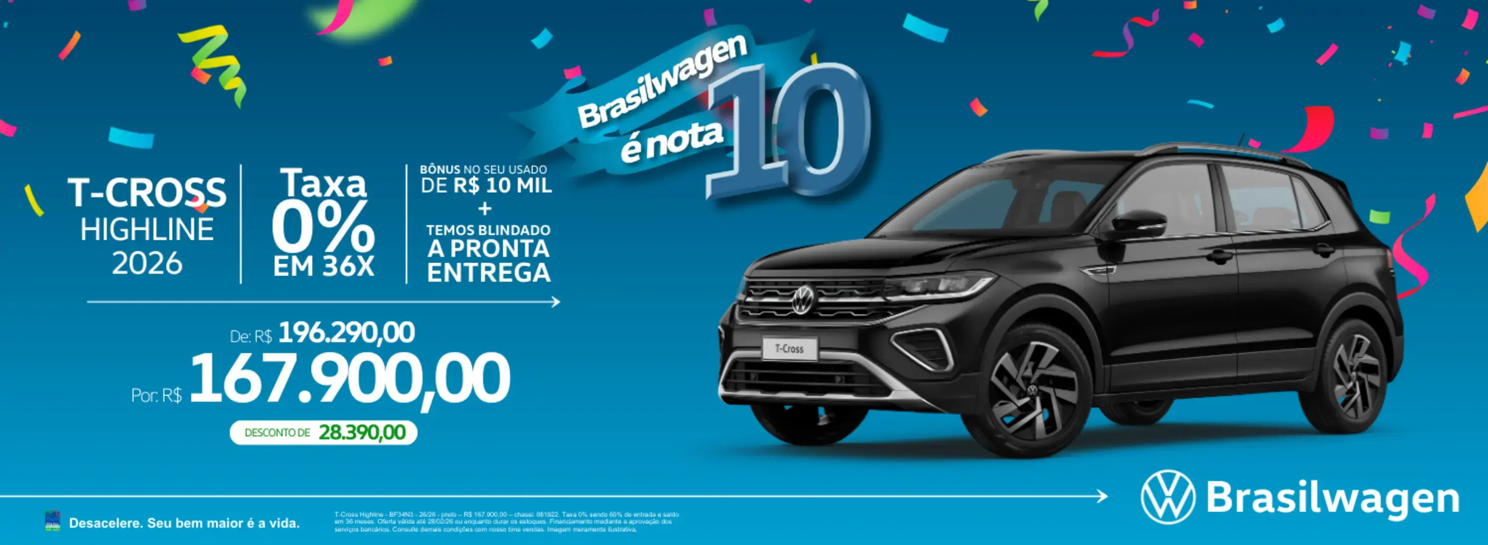 T-CROSS OFERTA FEVEREIRO