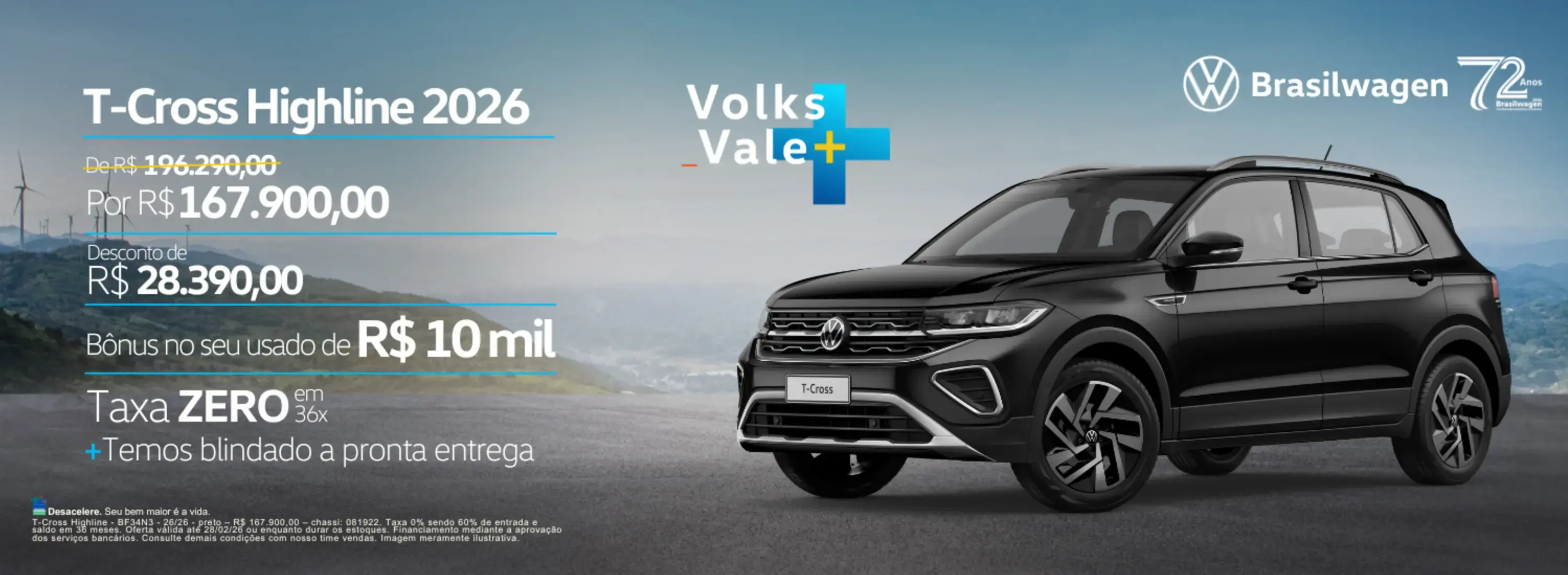 T-CROSS OFERTA FEVEREIRO