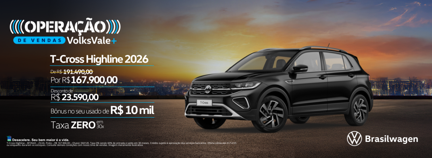 T-CROSS OFERTA DEZEMBRO