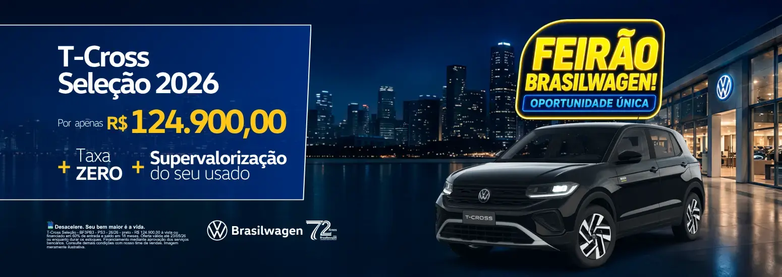 T-CROSS OFERTA MAIO