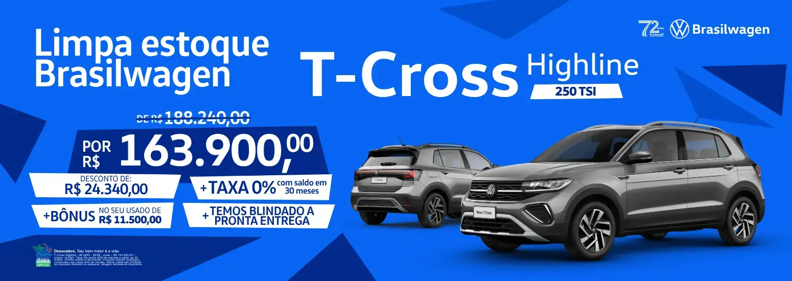 T-CROSS OFERTA AGOSTO