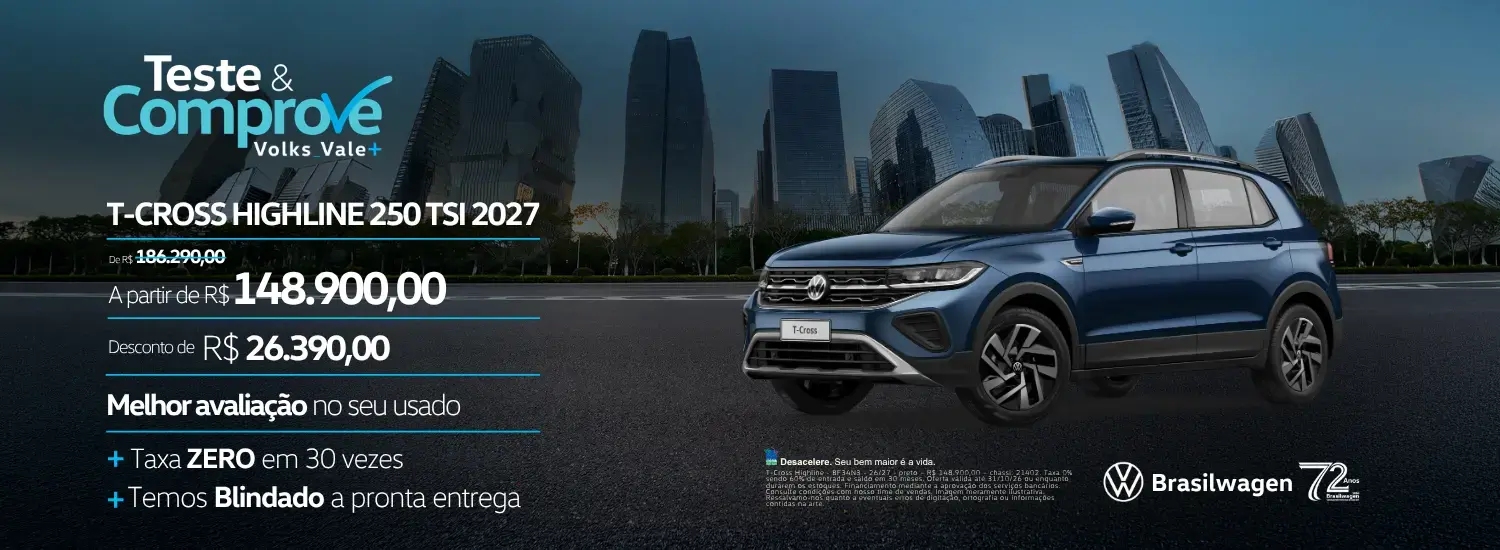 T-CROSS OFERTA SETEMBRO