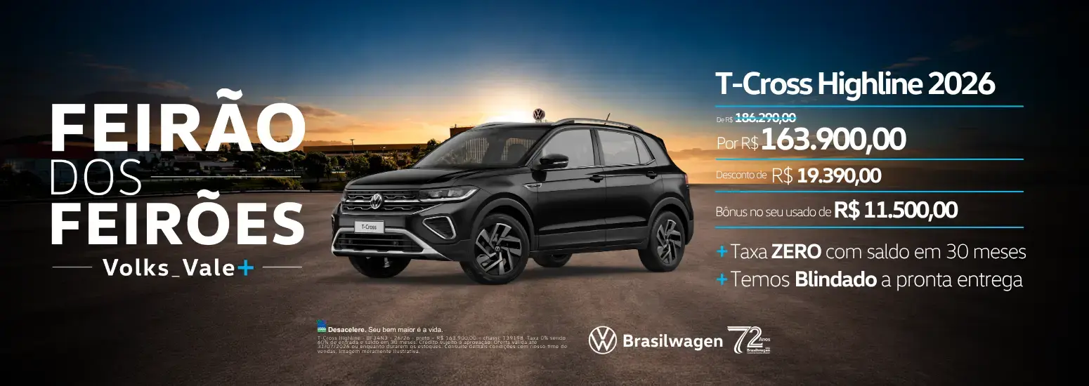 T-CROSS OFERTA JULHO