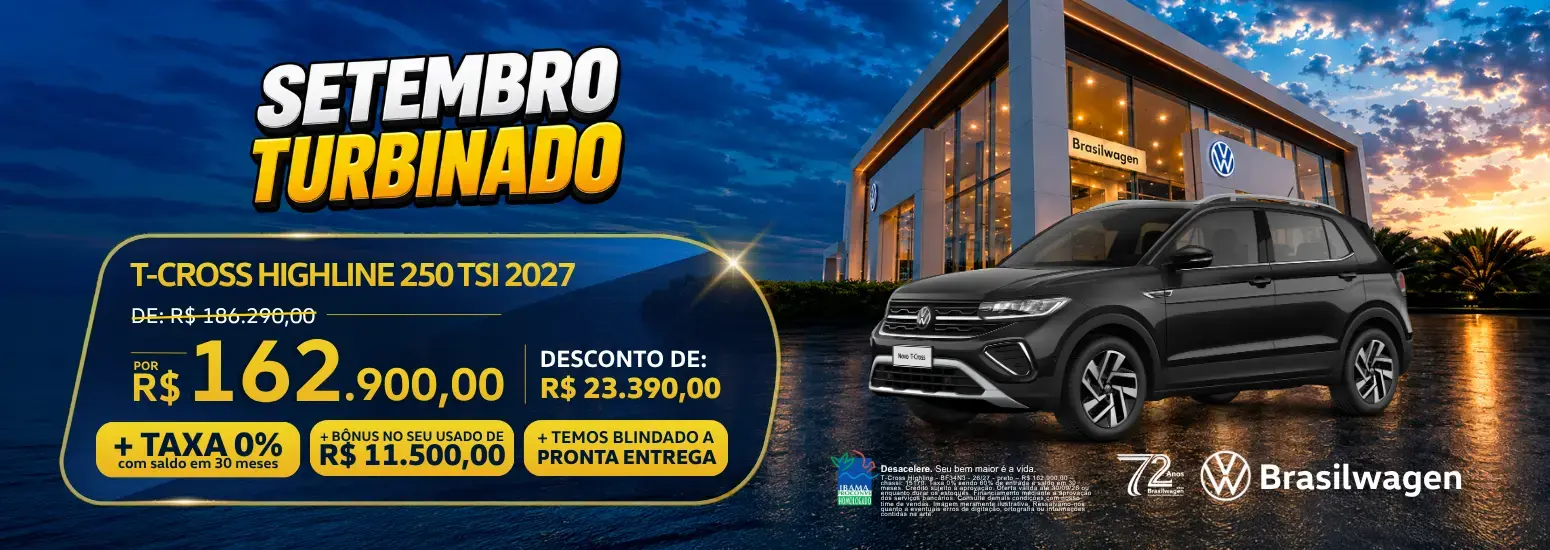 T-CROSS OFERTA SETEMBRO