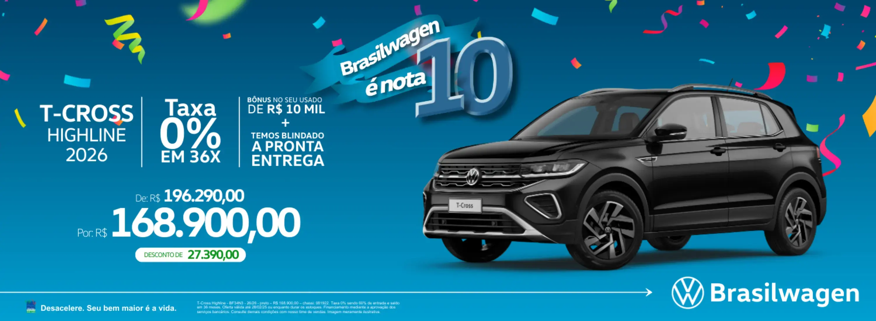 T-CROSS OFERTA FEVEREIRO