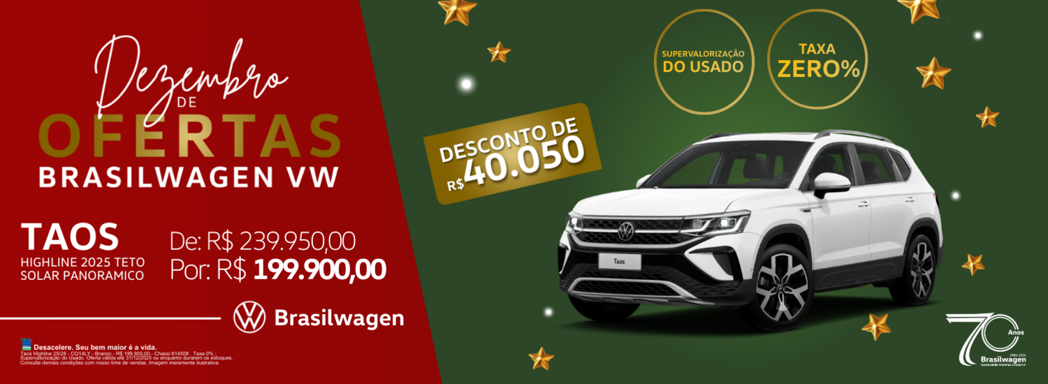 OFERTA TAOS DEZEMBRO