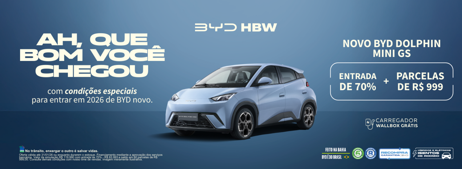 OFERTA BYD DOLPHIN MINI JANEIRO