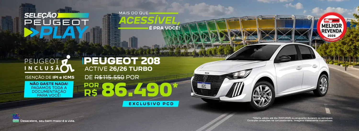 208 Active - PCD - JULHO - Seleção Peugeot Play