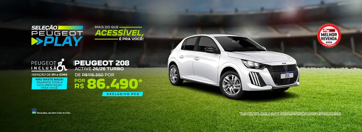 208 Active - PCD - JUNHO - Seleção Peugeot Play