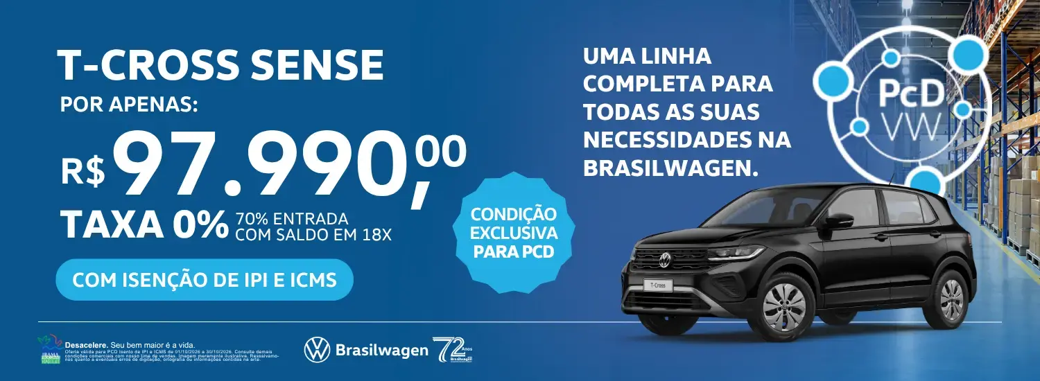 OFERTA T-CROSS PCD OUTUBRO 2026