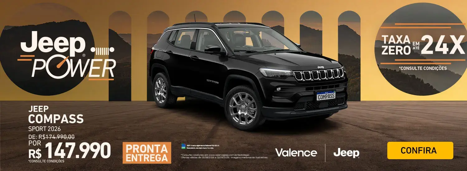 COMPASS SPORT JEEP POWER AGOSTO 2026