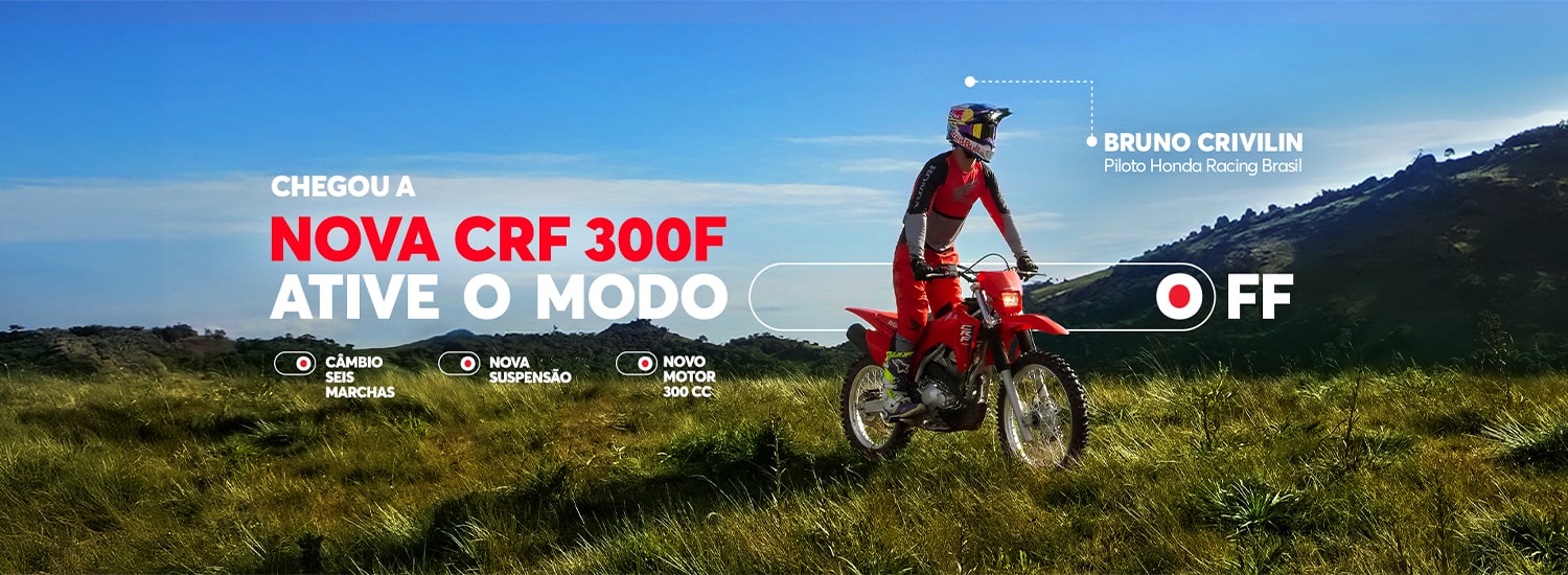  BANNER - CHEGOU A NOVA CRF 300F