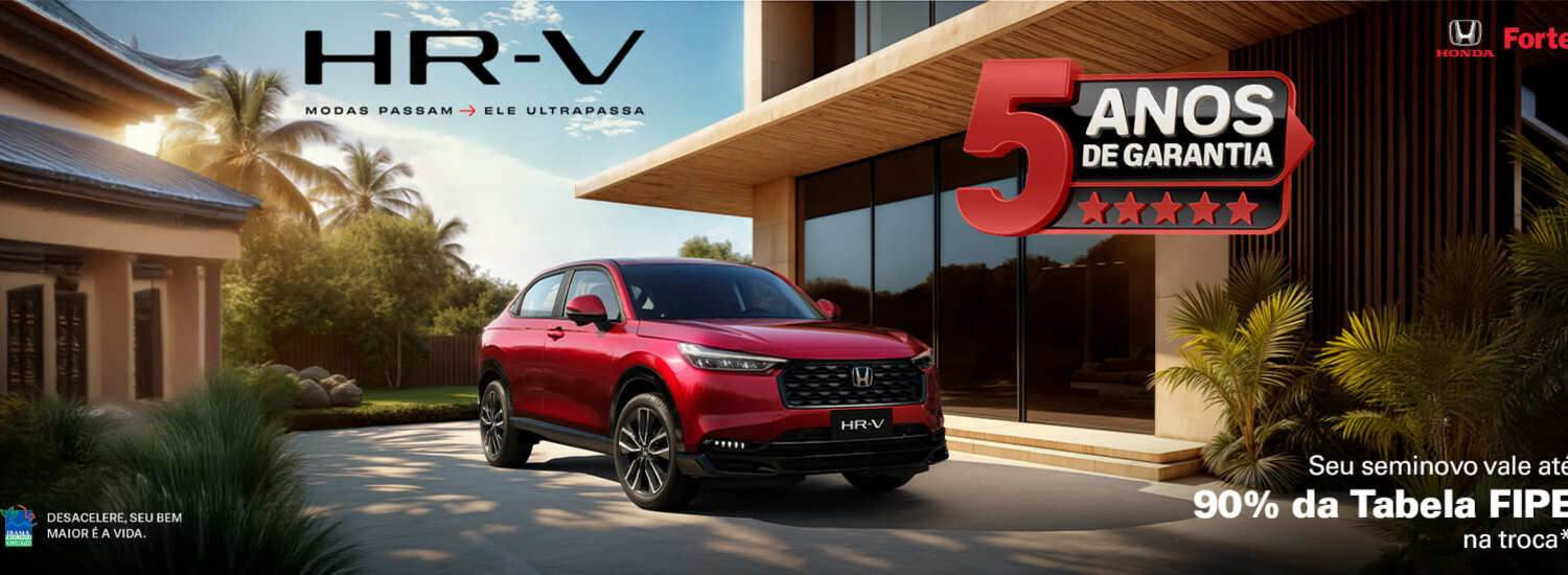 HR-V Modas passam - ele ultrapassa