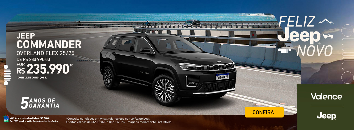 JEEP COMMANDER OVERLAND FLEX JANEIRO 2026 