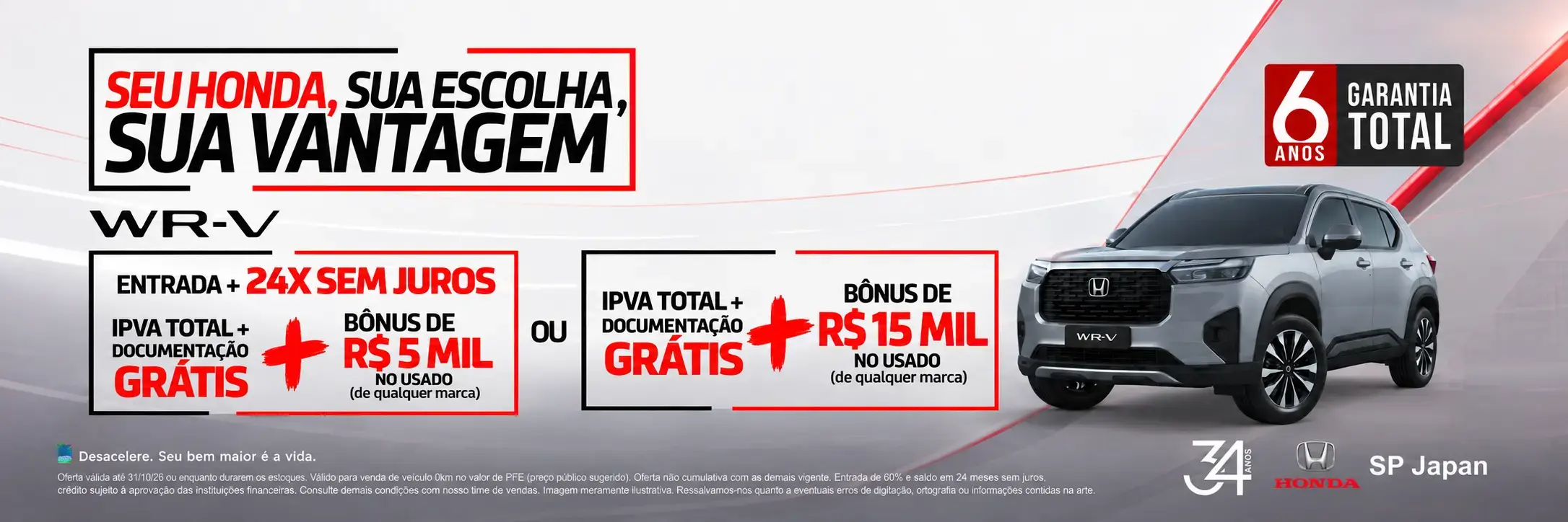 OFERTA WR-V - OUTUBRO