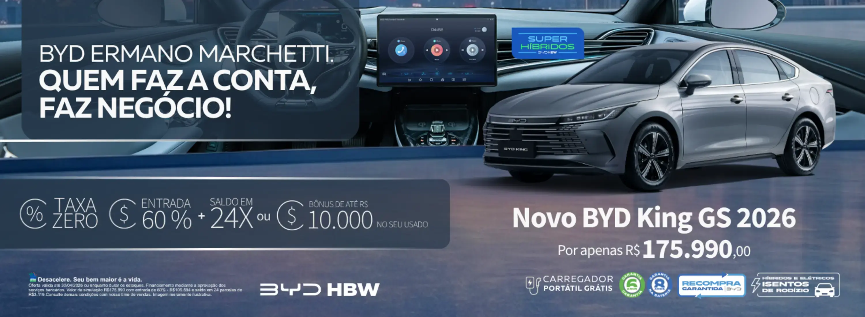 OFERTA KING GS ABRIL - DEMAIS CORES