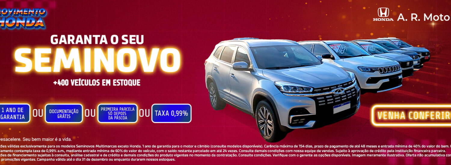 Seminovos com condições especiais