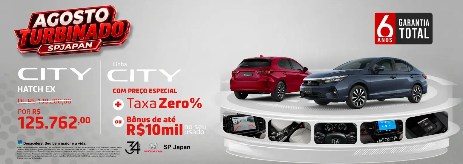 OFERTA CITY AGOSTO