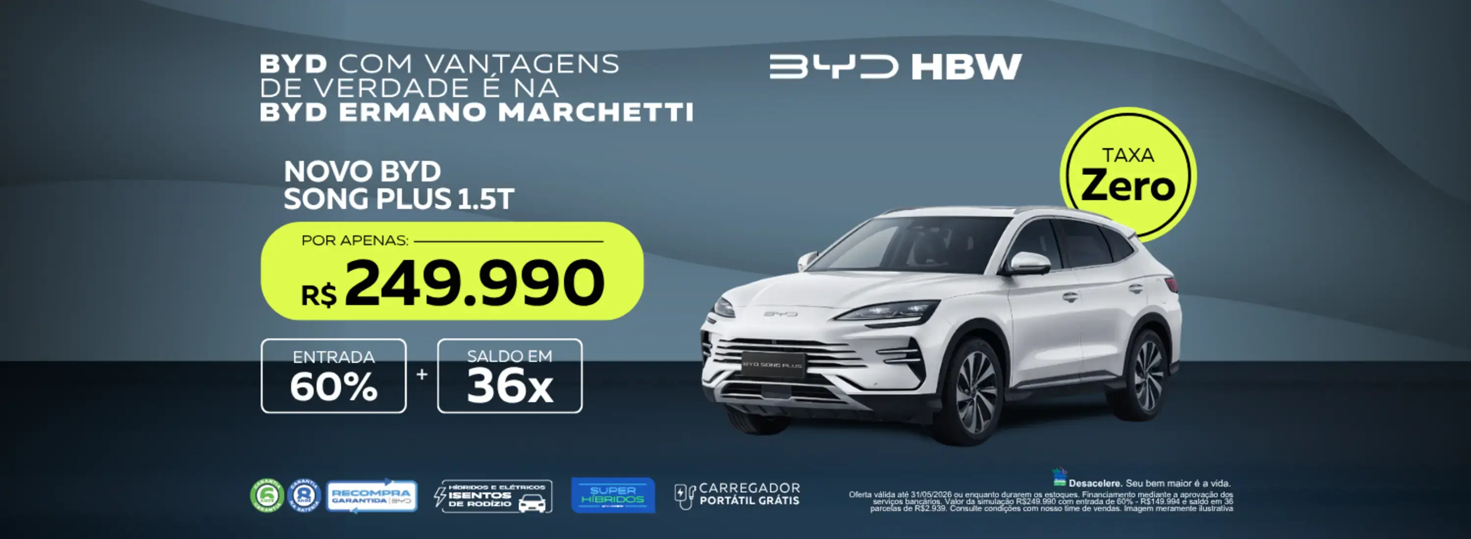 OFERTA SONG TURBO MAIO