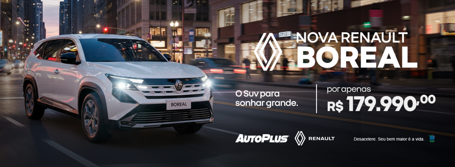 Novo Renault Boreal com versões a partir de R$ 179.990,00