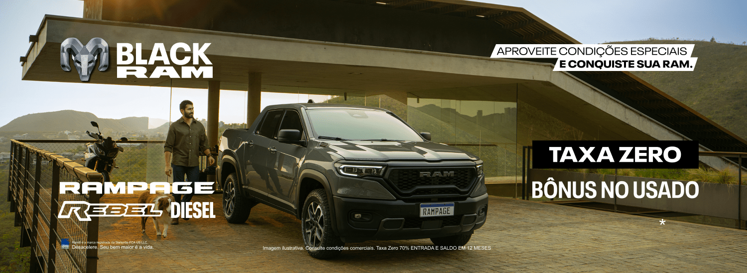 Rampage Rebel Diesel Novembro - Black Ram