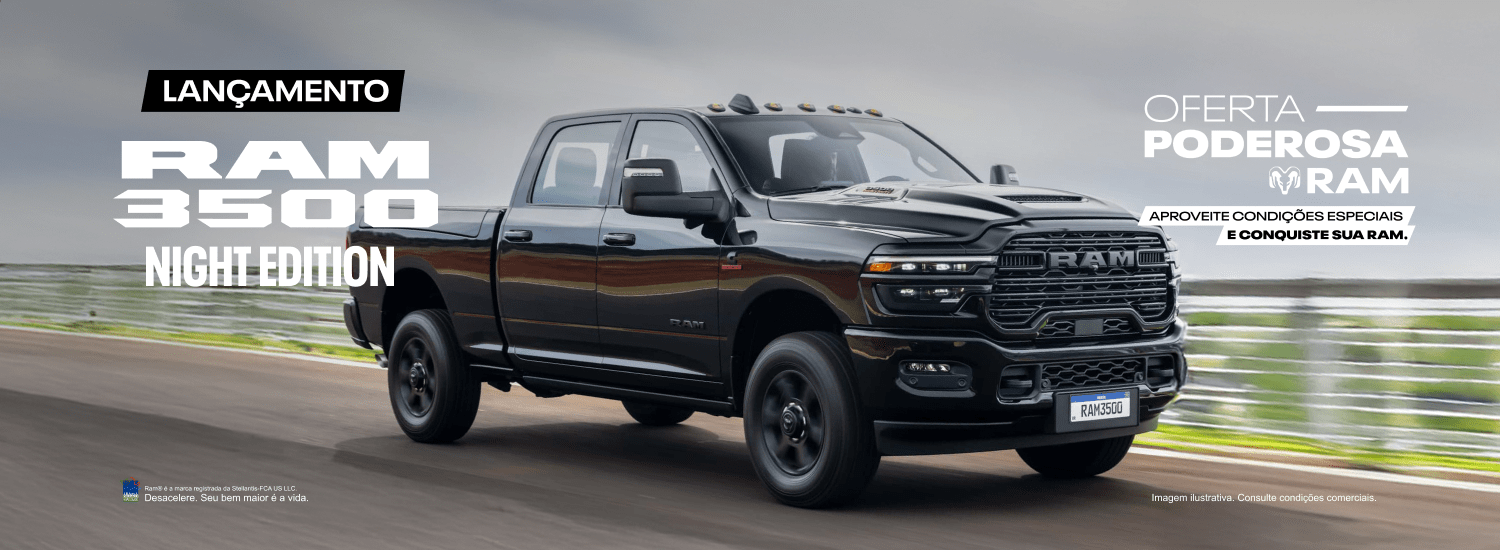 Ram 3500 Night Edition Dezembro