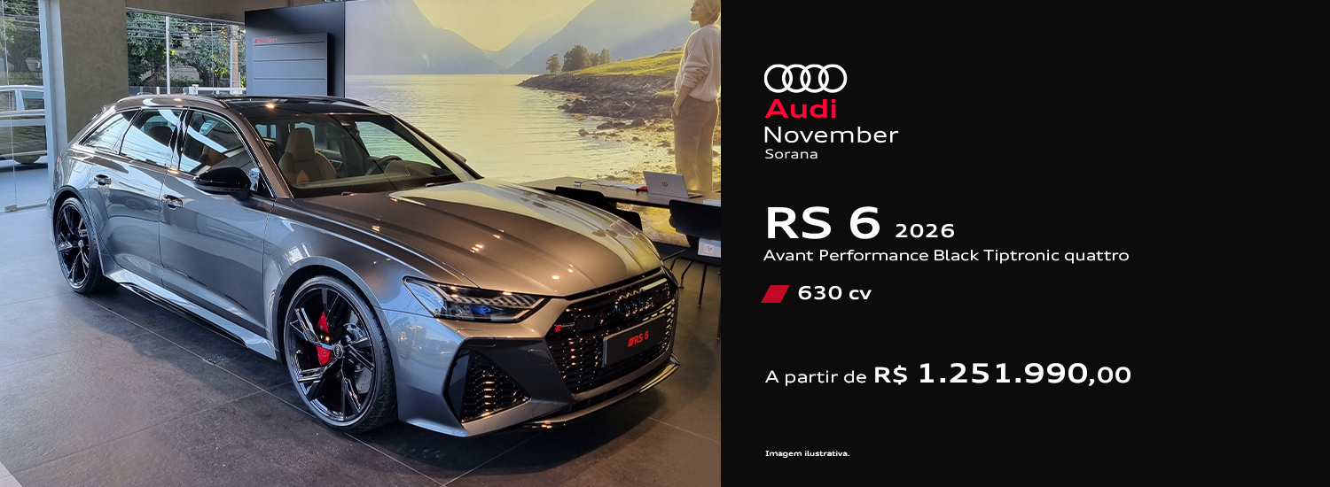 Audi Center Pinheiros - Audi RS6 2026