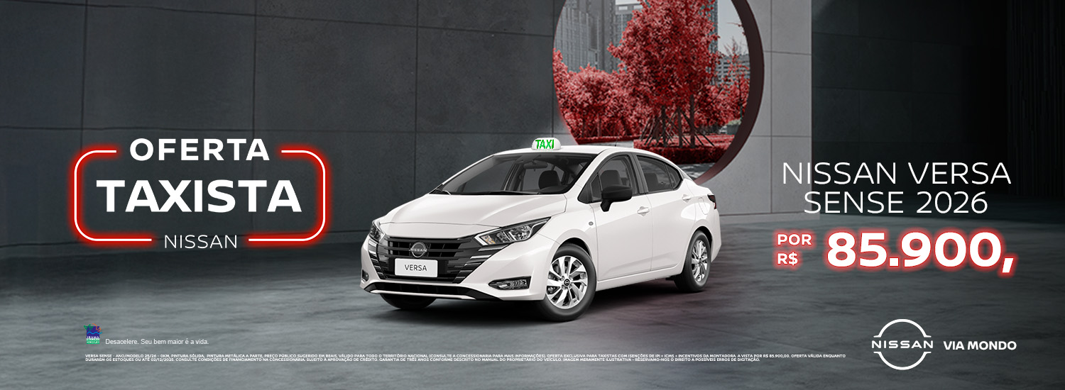 BLACKFRIDAY VERSA SENSE TAXI NOVEMBRO