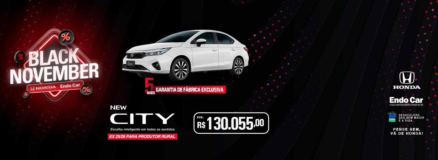 CITY SEDAN PRODUTOR RURAL