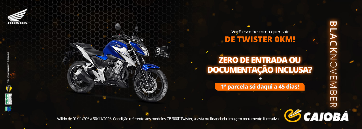 CB 300F Novembro 2025
