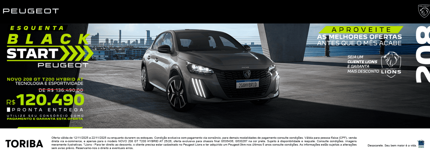 Black Start - 208 GT Hybrid