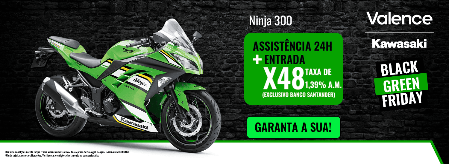 OFERTA NINJA 300 BLACK FRIDAY
