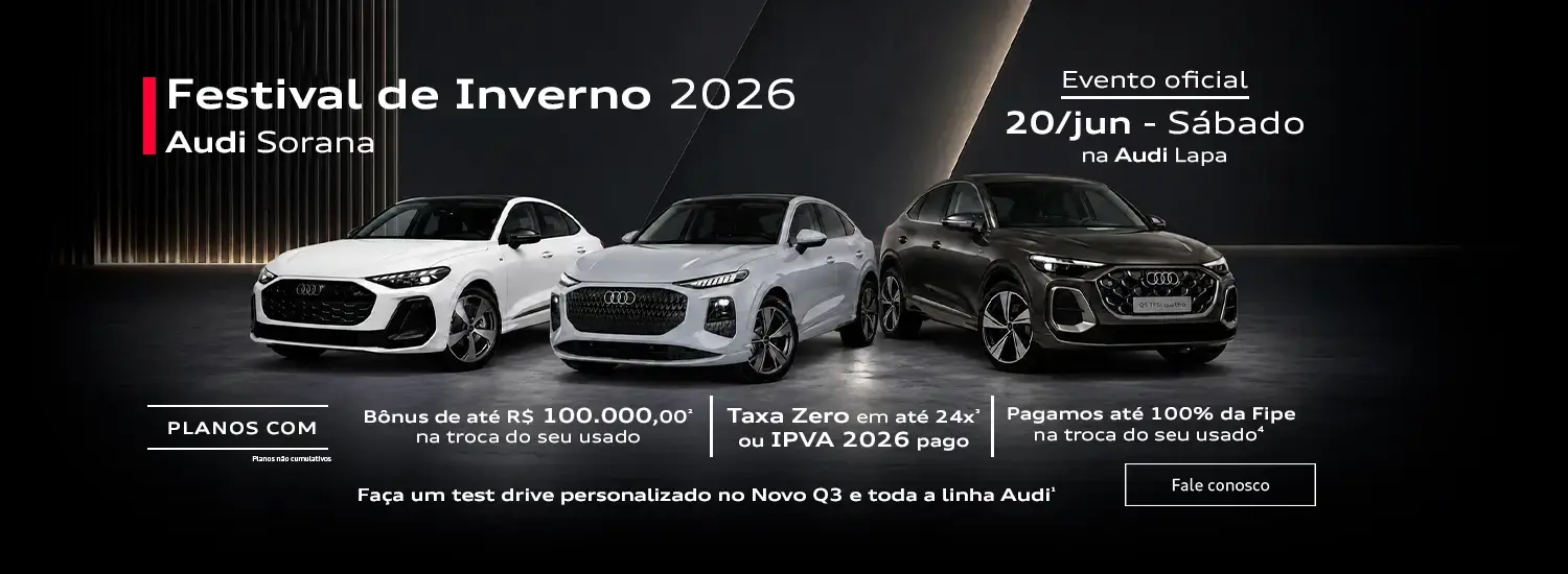 Audi Center Pinheiros - Audi Festival de Inverno 2026