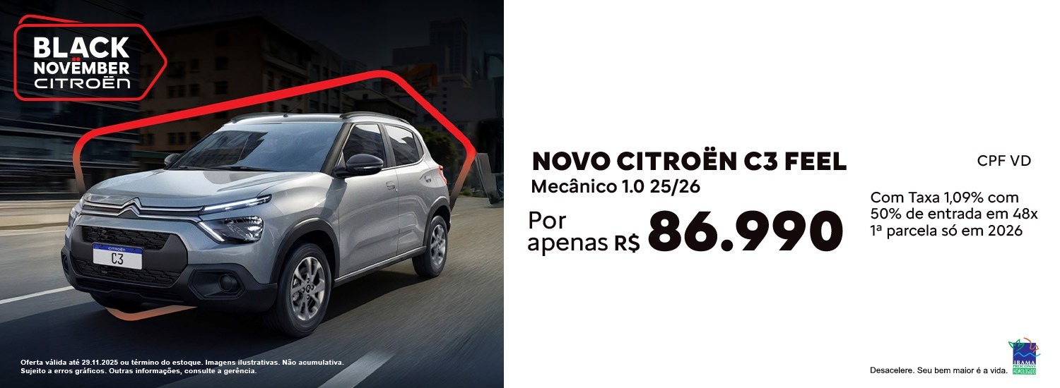 Novo Citroen C3 Feel