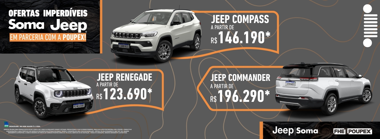 PARCERIA JEEP + POUPEX