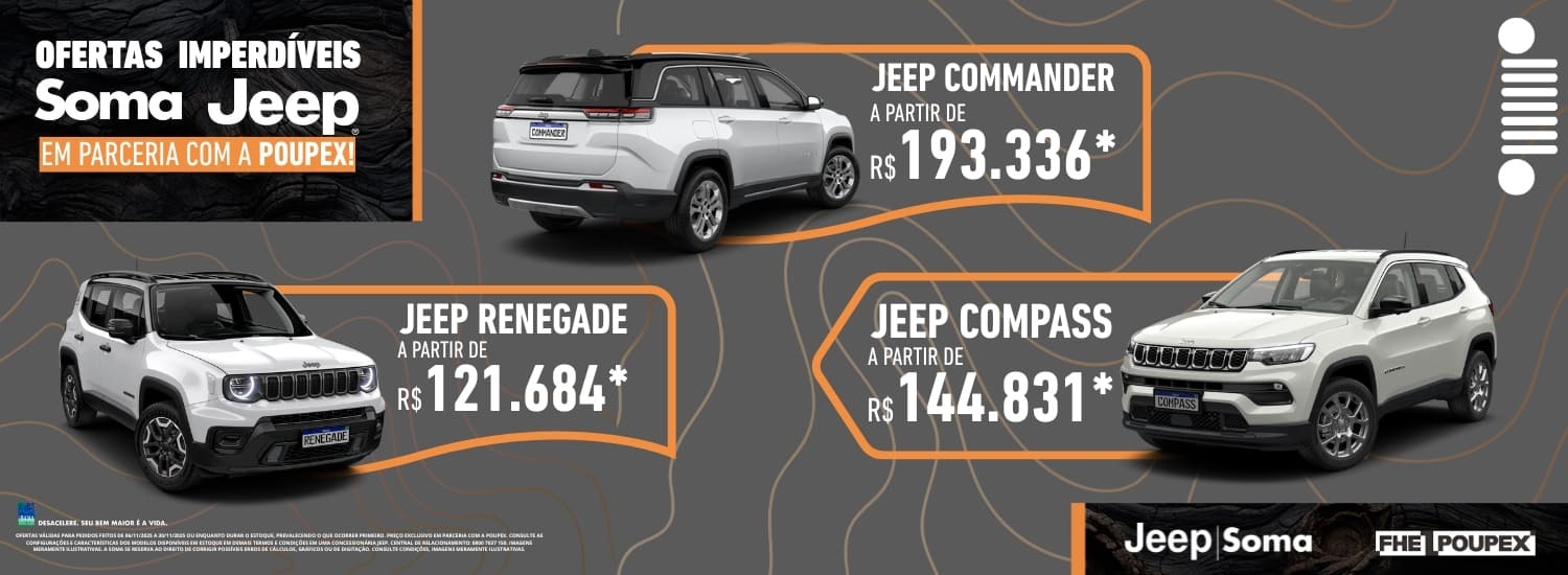 PARCERIA JEEP + POUPEX