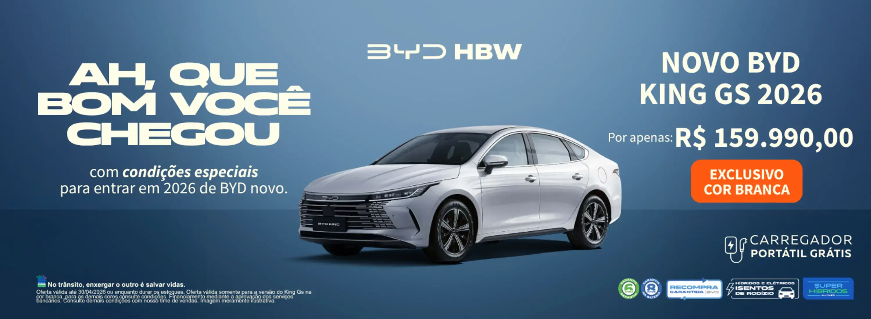 OFERTA KING GS BRANCO ABRIL