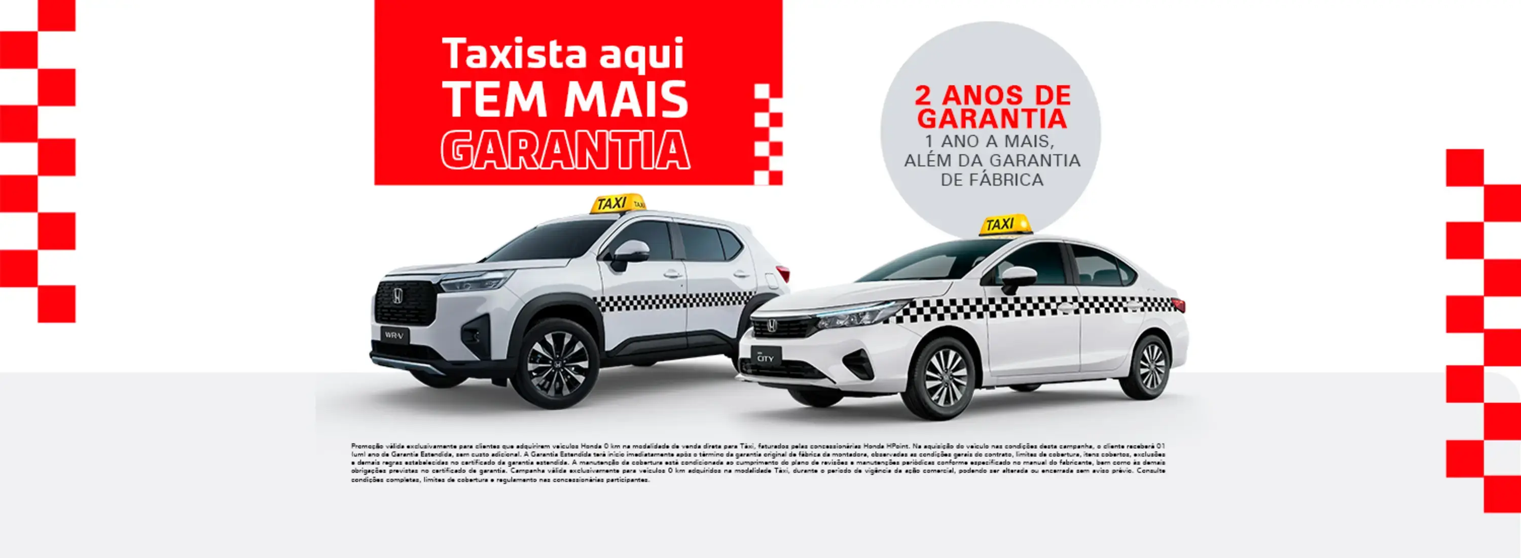 Condições Especiais para Taxi